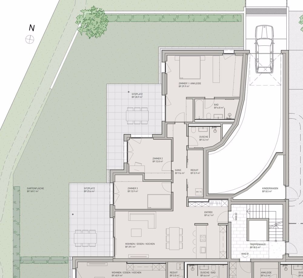 Eichenpark Arbon - 4.5-Zimmer-Gartenwohnung mit Platz zum Geniessen - Bild 6