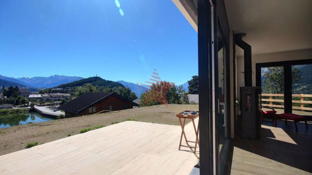 Villa von Ausnahme in Lens - Unvergleichlicher Blick auf den Louché-See und die Alpen - Bild 10