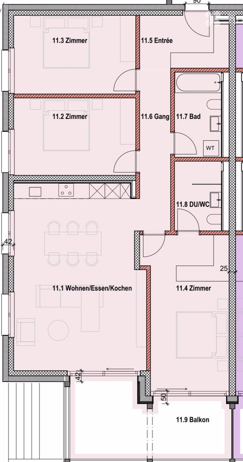 Exklusive 4.5-Zimmer-Neubauwohnung (Zweitwohnsitz) in Davos Wolfgang mit Berg-und Seesicht - Bild 4
