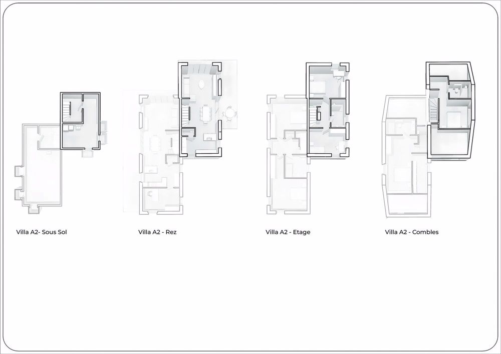 Résidence Horizon - Haus 4.5 Zimmer - Corcelles-près-Payerne - Plan villa A2