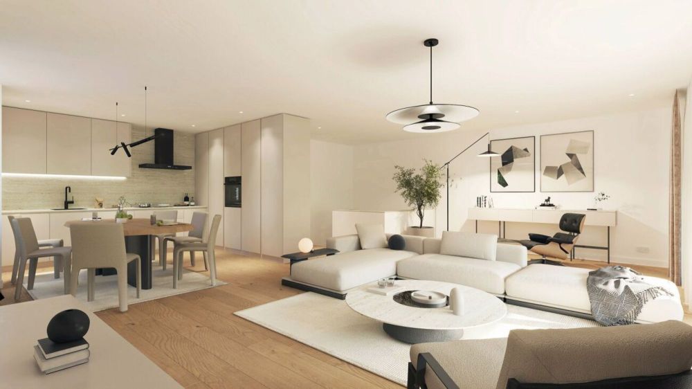 Neubauprojekt "Haselweg2" an erhöhter Lage in Muhen - Wohnbereich