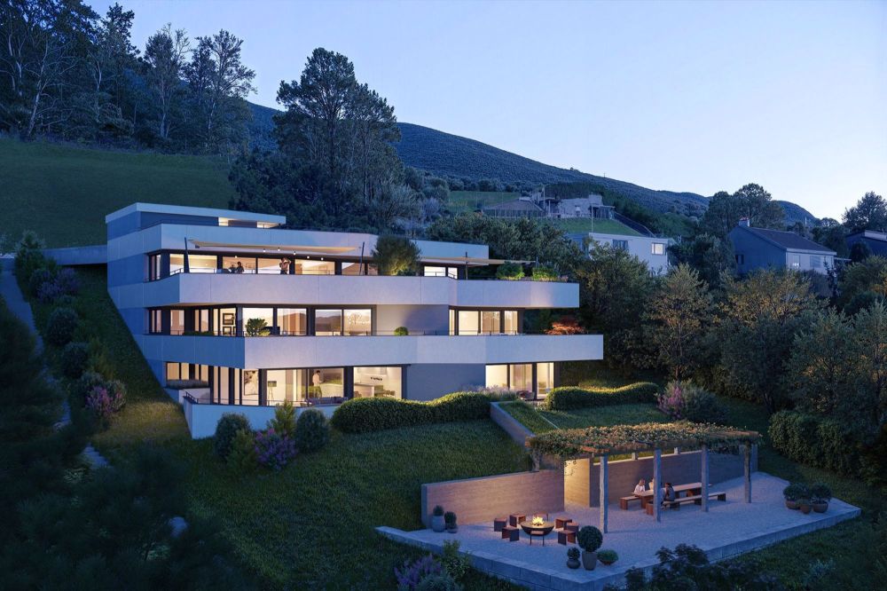Blaues Seeglitzern gehört hier zum Alltag - Walde Immobilien AG
