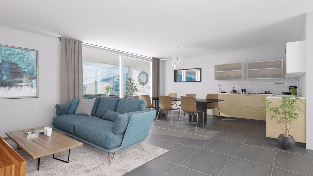 Magnifique LOFT de 4 pces Le Palladio à Conthey - Bild 5