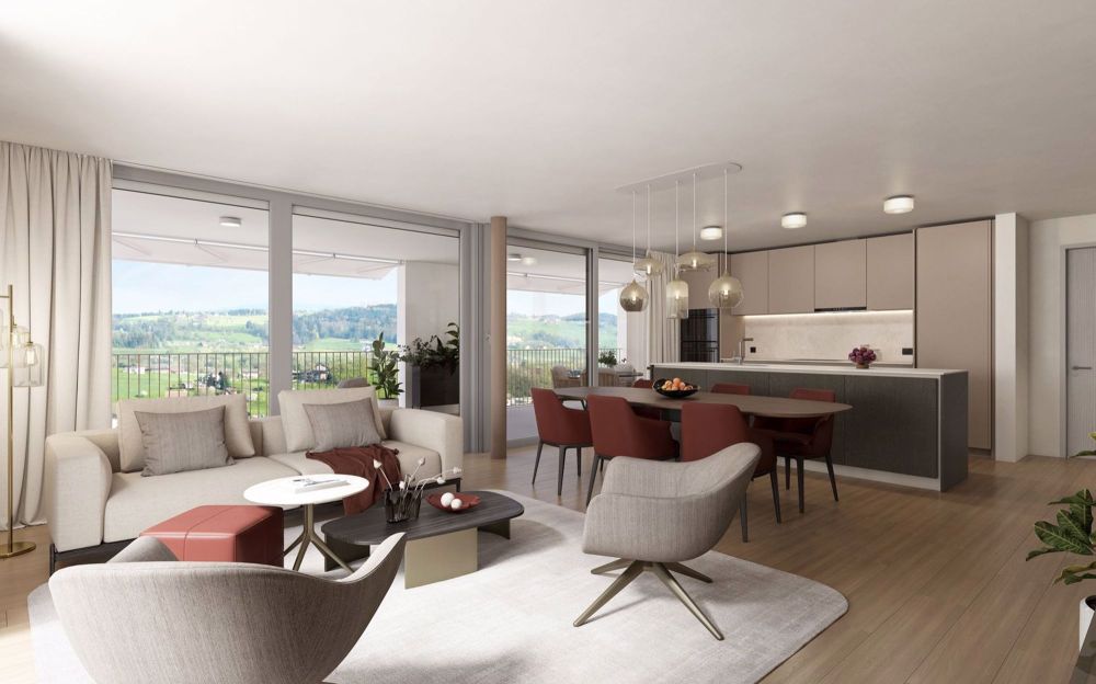 Luxuriöse Familien-Design-Attikawohnung in Root, nur 20 Minuten von Zug entfernt - Bild 4