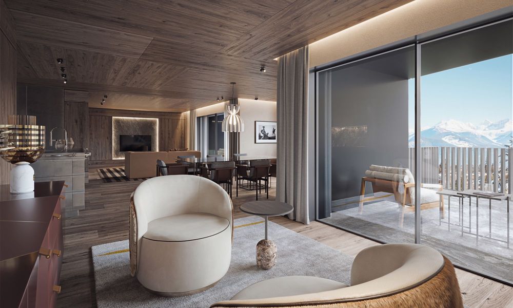 Appartement FENDI Crans-Montana - design exclusif & vue panoramique - Bild 7