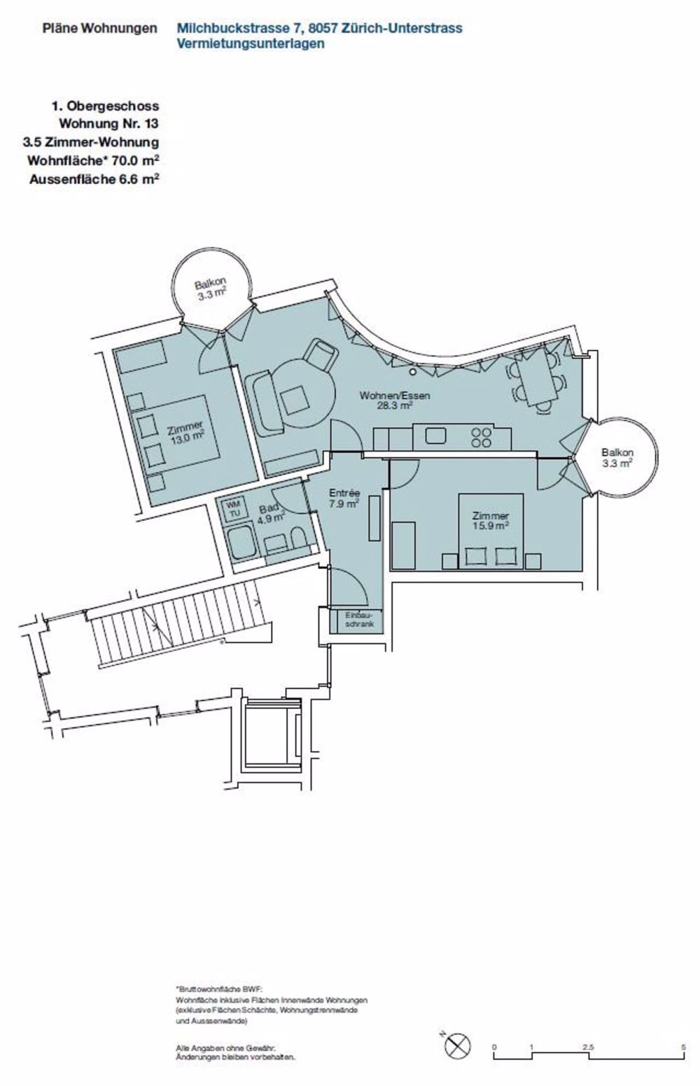 Erstvermietung - Exklusive 3.5-Zimmer-Wohnung in Neubau beim Milchbuck - Bild 6