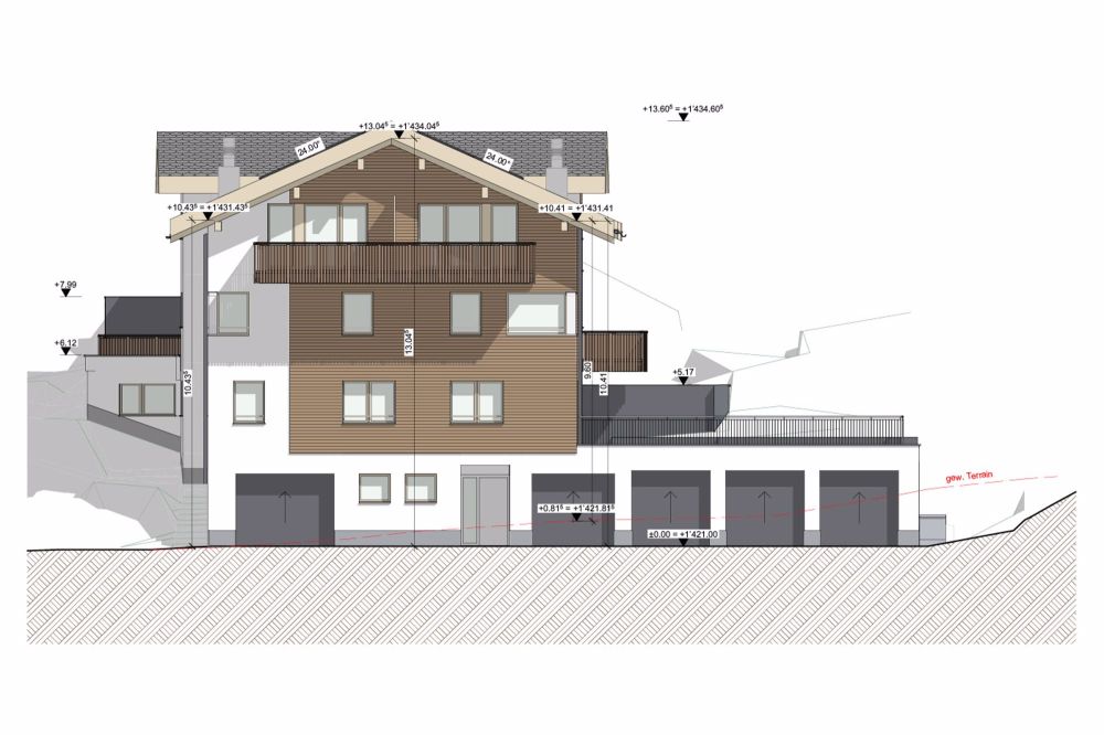 4.5 Zimmer-Terrassenwohnung im Dorfzentrum St. Antönien, Luzein, Prättigau (Zweitwohnung) - Bild 4