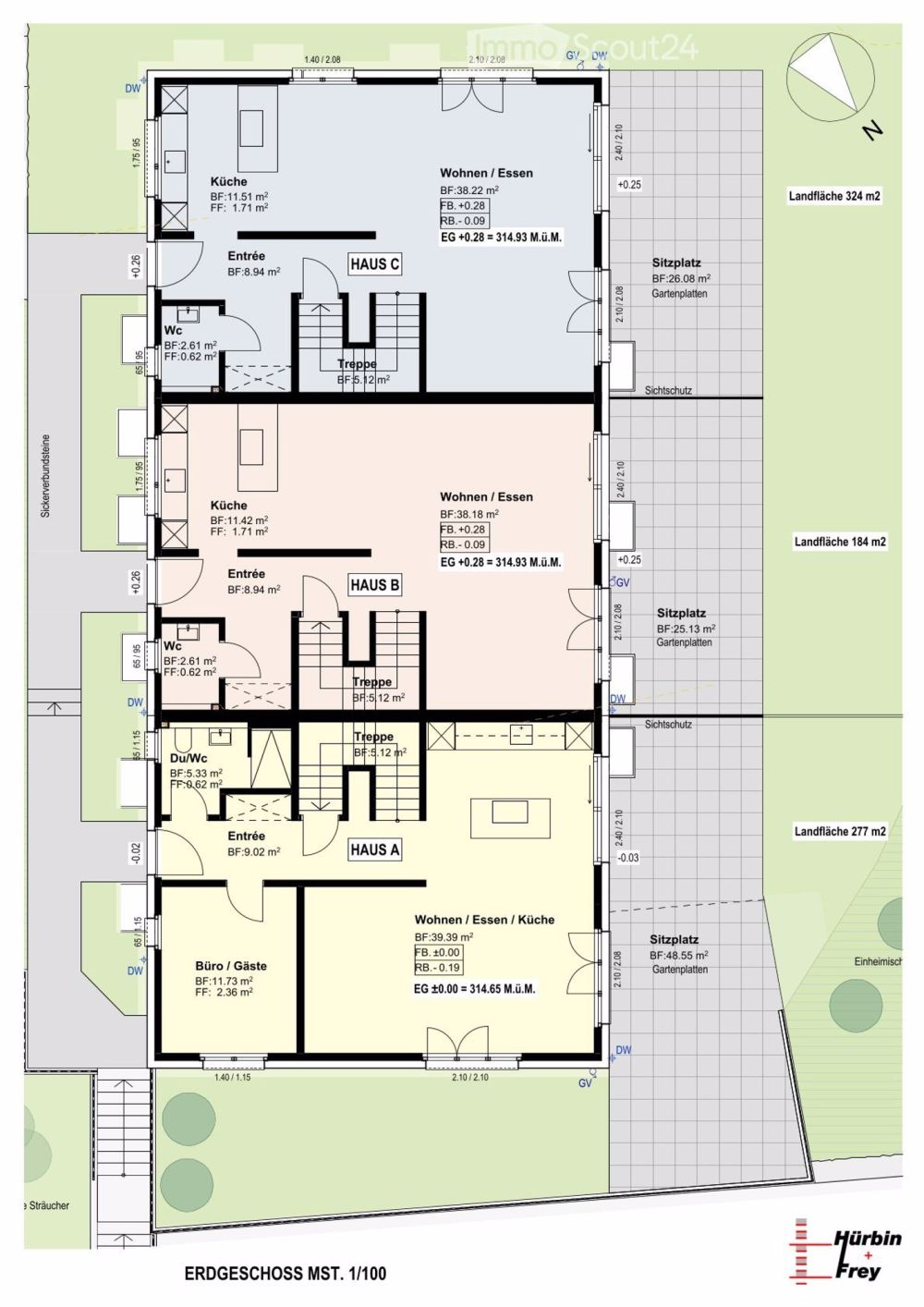 Attraktives 4.5-Zimmer-Reihenhaus in sonniger Lage in Möhlin - Bild 3