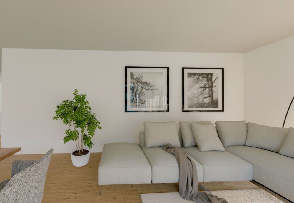 Besondere Gartenwohnung in Riehen - modern & direkt bei der Tram - Wohnzimmer