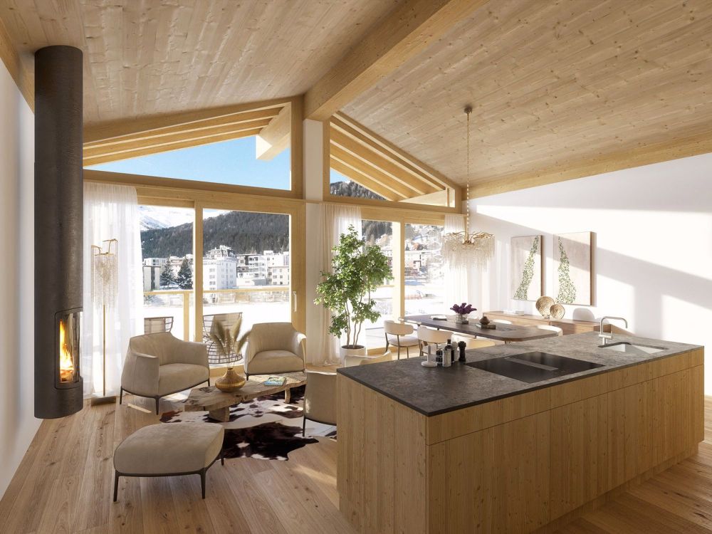 Exklusive Dachwohnung in Davos Dorf mit atemberaubendem Bergpanorama - Bild 9