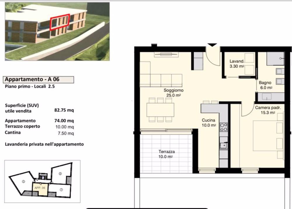 Elegante appartamento 2,5 locali vista aperta - Bild 12