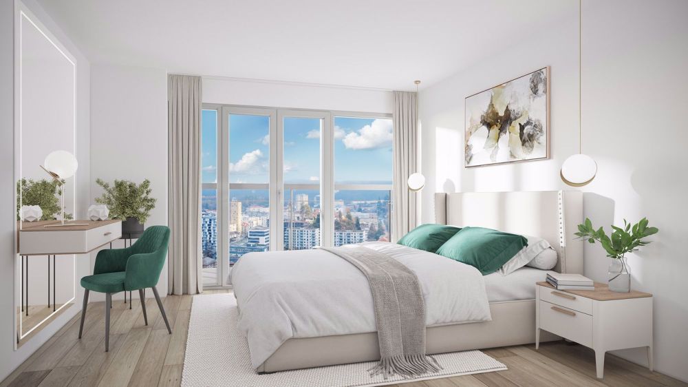 Panorama mit offener Aussicht und goldenem Licht bei Sonnenuntergang - Bild 4