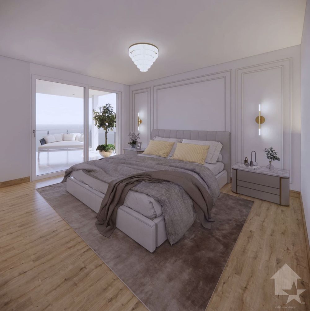 Attique de 4.5 pièces très bien situé avec balcon et terrasse - Bild 13