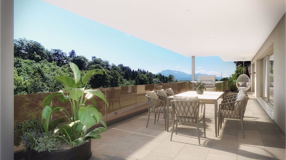 Neubau exklusive 4.5-Zimmer-Wohnung im 1. Obergeschoss in Eschenbach LU - Bild 2