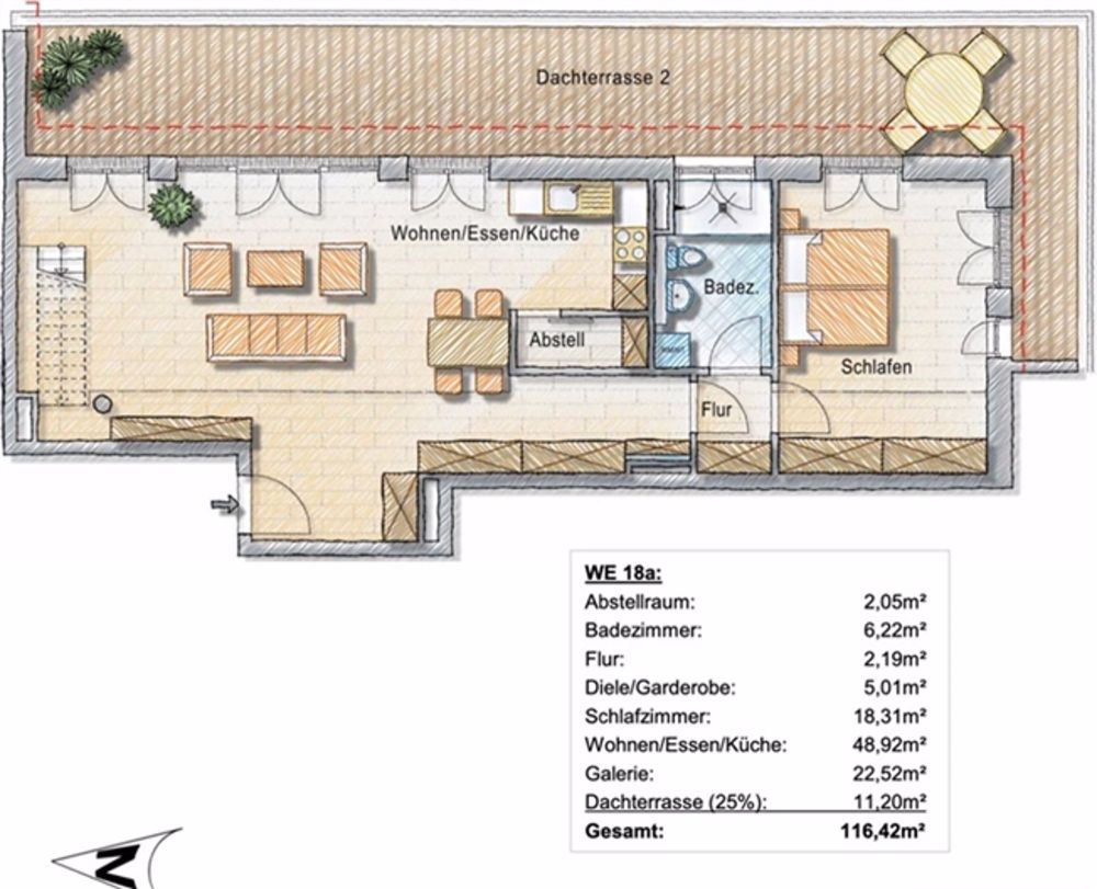 4.5 Room apartment - Bild 11