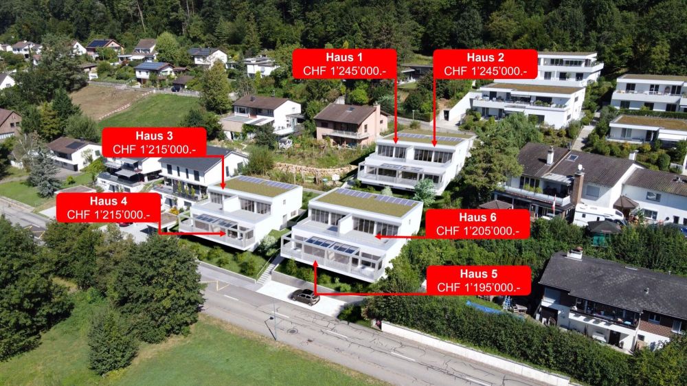 NEUBAU: 6 Einfamilienhäuser mit diversen Annehmlichkeiten - Bild 1