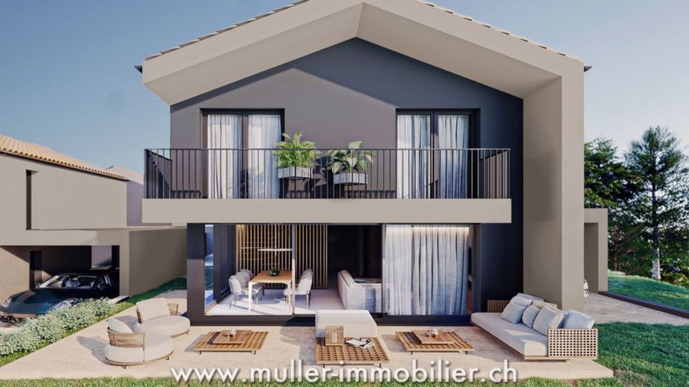 4 moderne Villen mit Abstand, nahe Romont - Bild 11