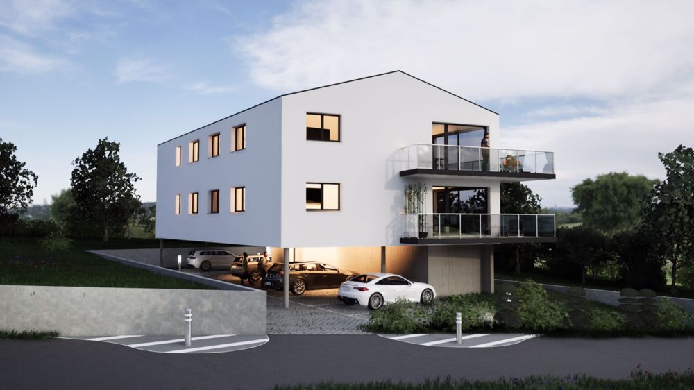 Prächtiges neues Attikapartment mit 3,5 Zimmern und großem Balkon in Evionnaz! - Bild 1