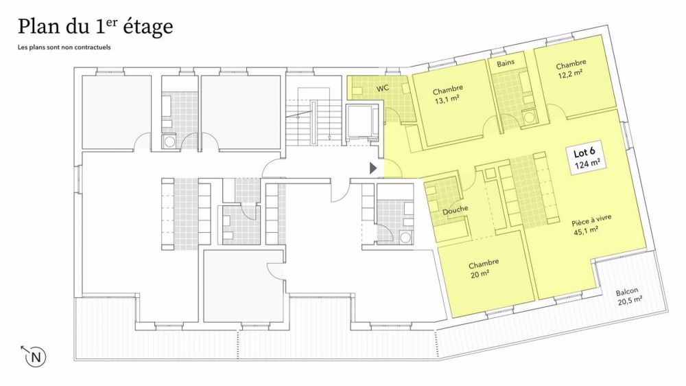 Großes neues 4,5-Zimmer-Apartment mit Balkon und Seeblick - Bild 7