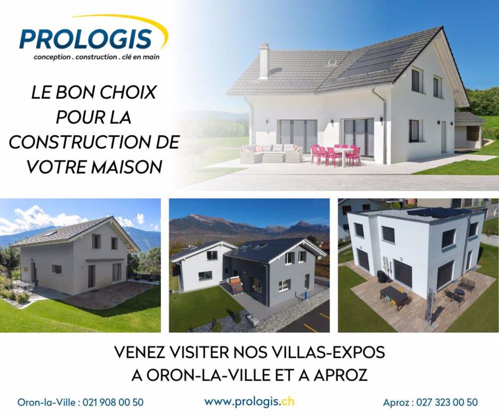 Villa individuelle à construire à St-Triphon. Devenez propriétaire dès CHF 915.- par mois* - non-contractuel