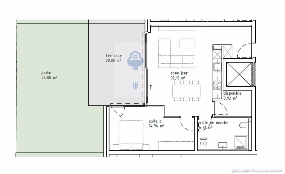 À vendre – Appartement NEUF 2.5 pièces en rez-de-jardin (terrasse et jardin) – Sion (VS) - Bild 2
