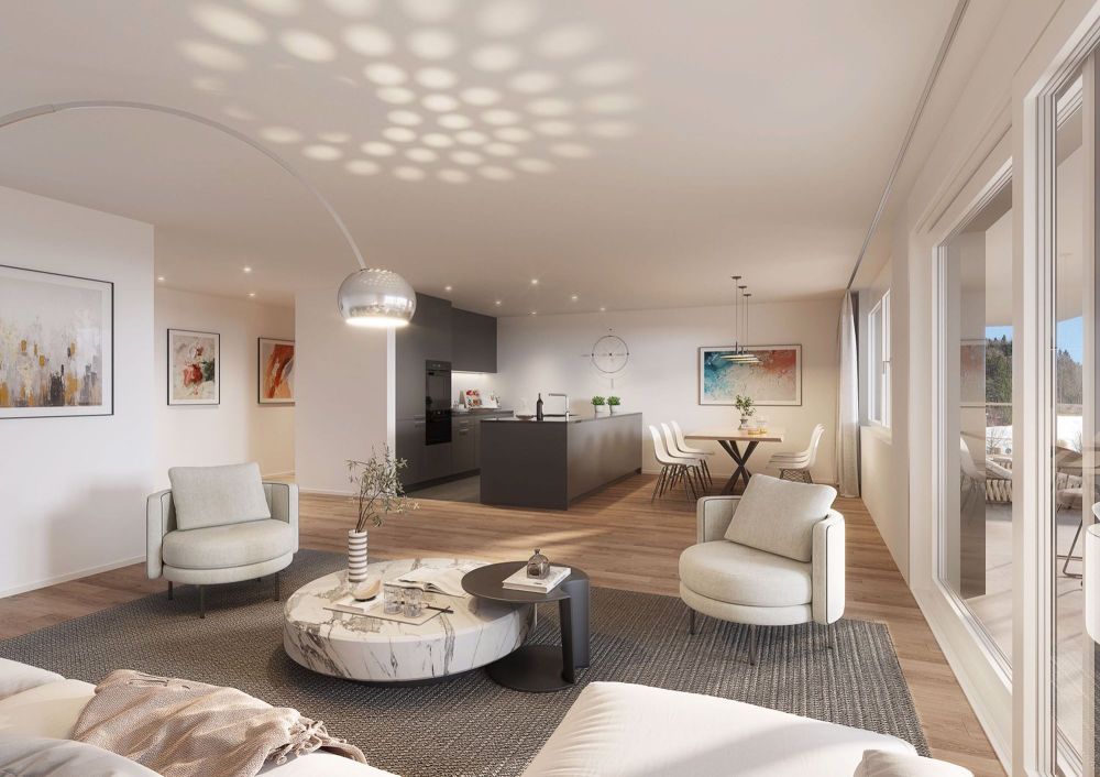 Attraktive 4 1/2 - Zimmerwohnungen in Bäretswil mit 150m2 Gartenfläche, 21 m2 gedeckter Sitzplatz - Bild 3