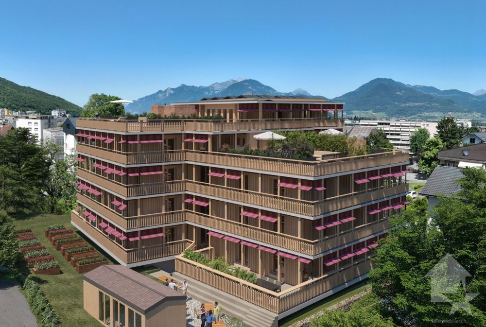 Monthey, La Kaazelle 4,5 Zimmer in einer umweltfreundlichen Wohnanlage - Bild 2