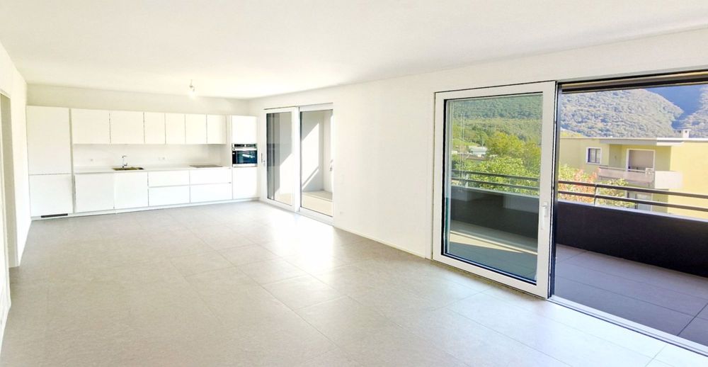 Wunderschöne neue 3,5-Zimmer-Wohnung mit überdachter Terrasse von hohem Standard - Bild 1