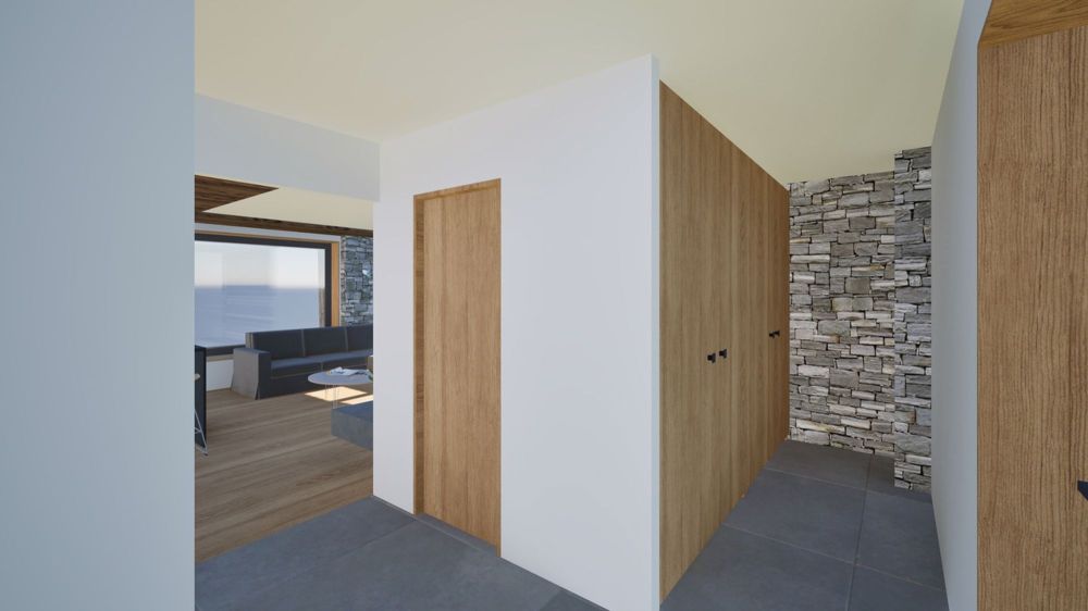 Superbe projet de rénovation d'une grange à Champsec - entrée