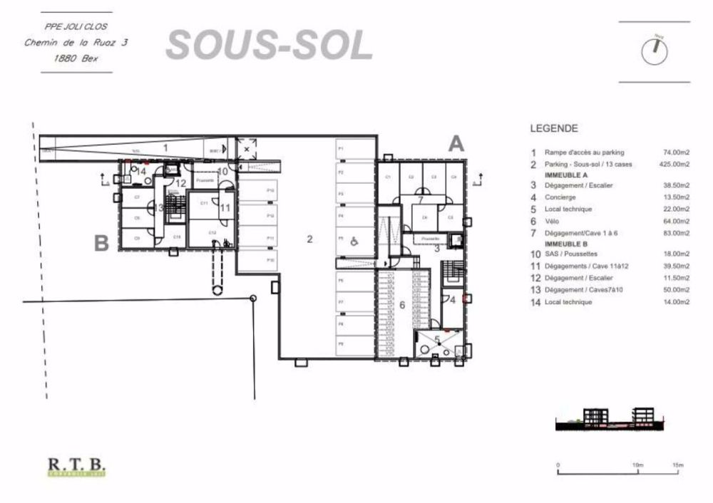 Wohnung 2.5 Zimmer in Bex - Bild 11