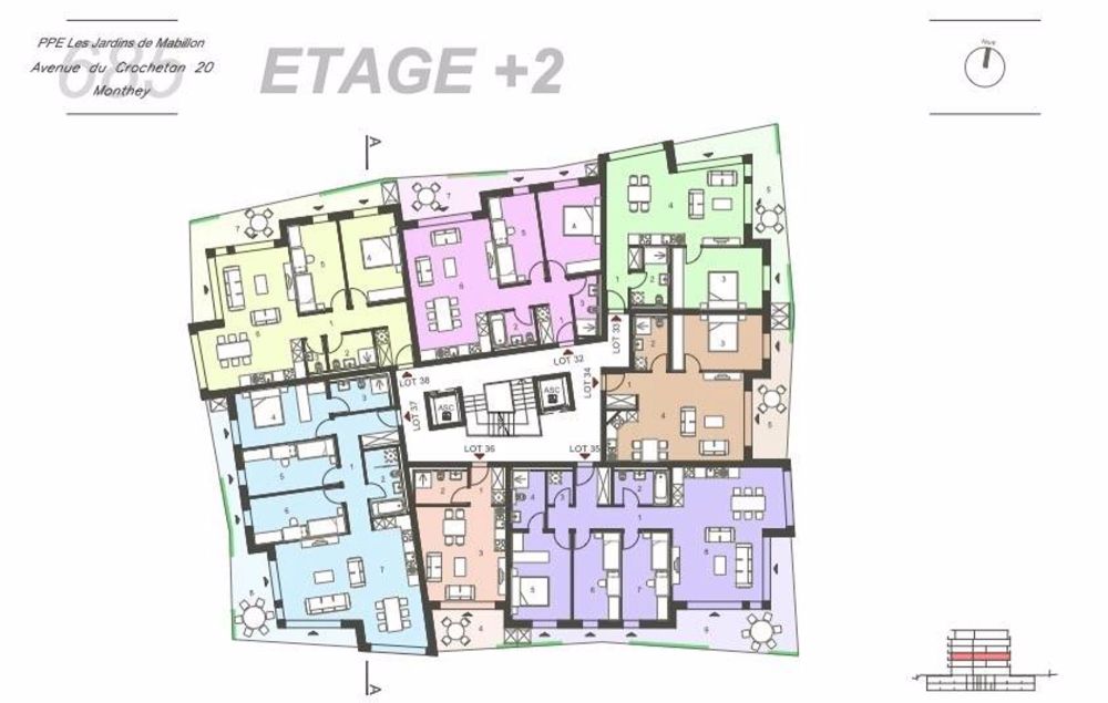 Minergie mit einem großen Balkon im Osten - Bild 9