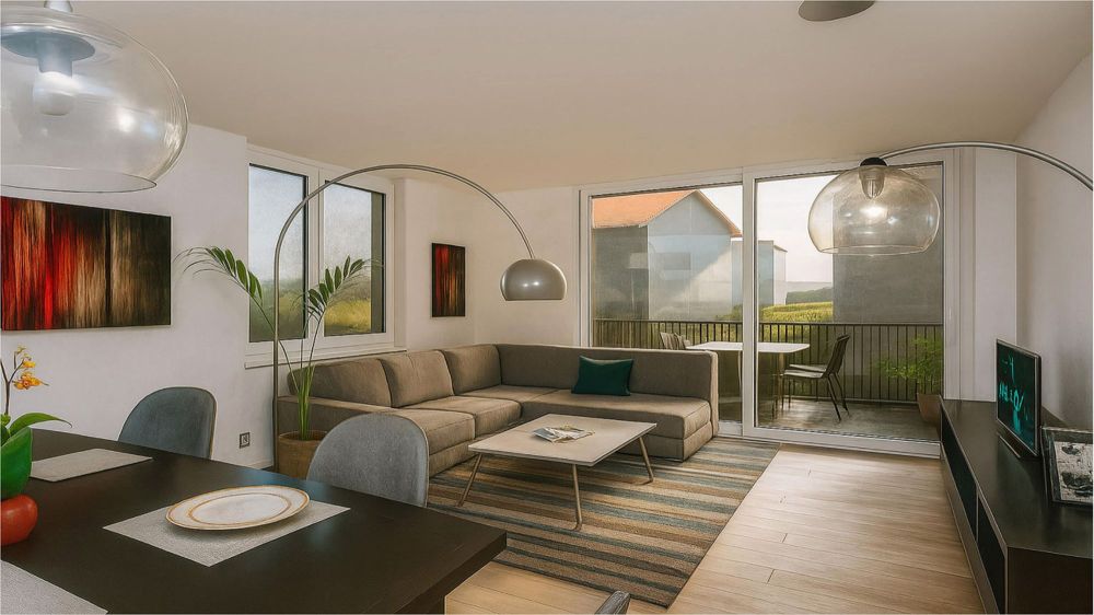 Neubauprojekt Bündtenstrasse mit fünf Wohnungen (Wohnung 3) - Visualisierung