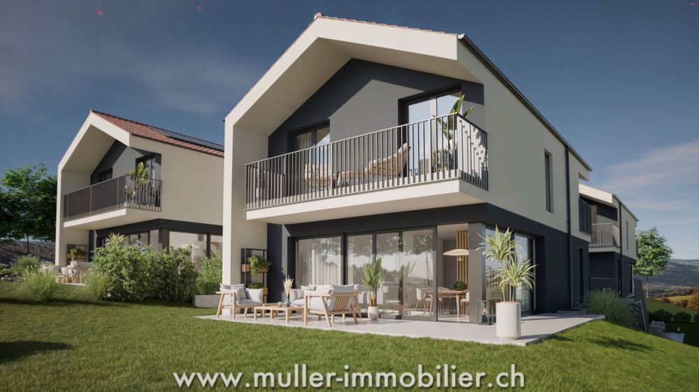 4 moderne Villen mit Abstand, nahe Romont - Bild 4