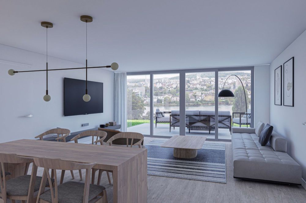Stilvolle Terrassenwohnung mit Rheinblick in Flurlingen - Bild 4