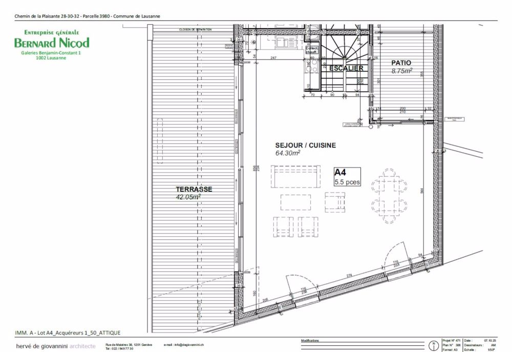 Neue Residenz in Chailly -- 5.5-Zimmer-Dachgeschoss mit 42 m² Terrasse - Bild 6