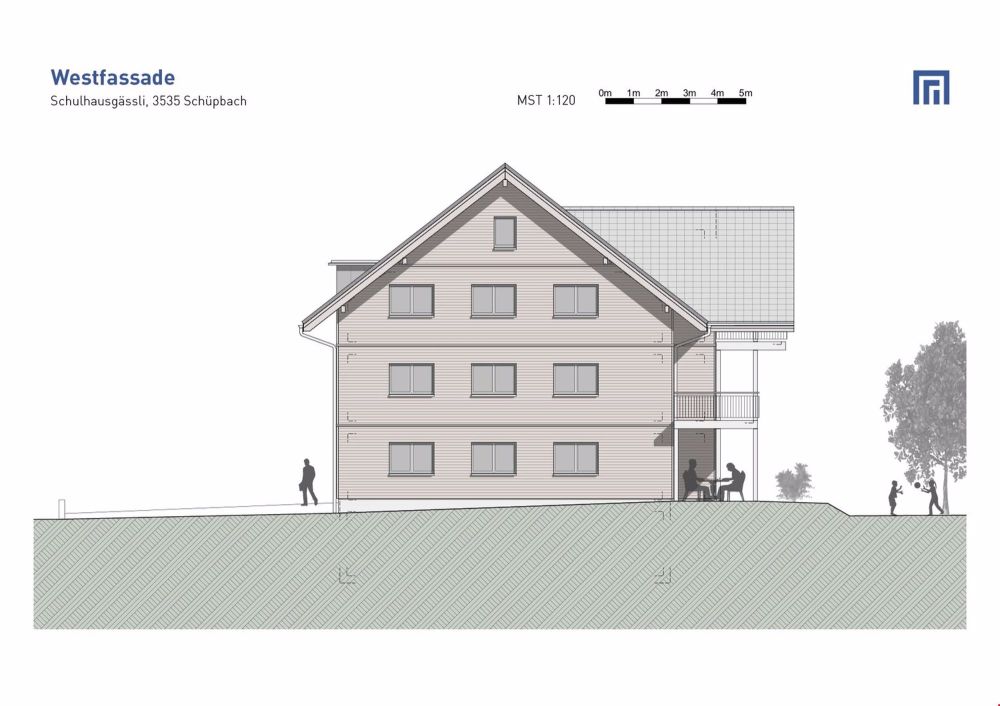Neue EG-Wohnung im EmmePark zu verkaufen - Ansicht Westfassade