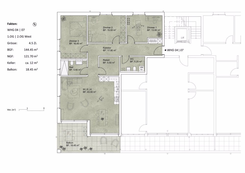 grosszügige 4.5-Zimmer-Wohnung - Neubau! - Bild 5