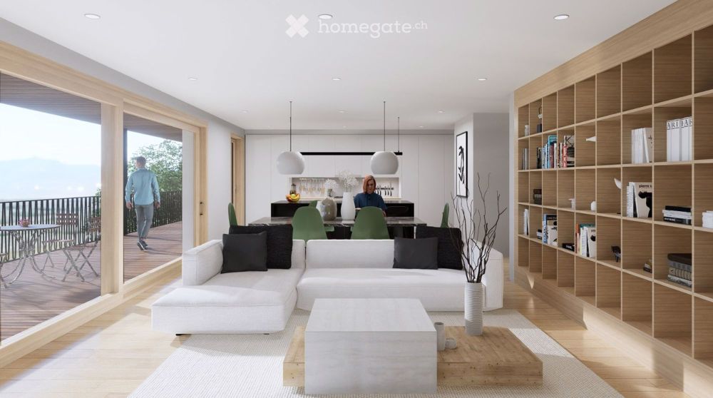 Zu Verkaufen auf Plänen – 5 Apartments mit hohem Standard in den Höhen von Marly (Fribourg) - Bild 11