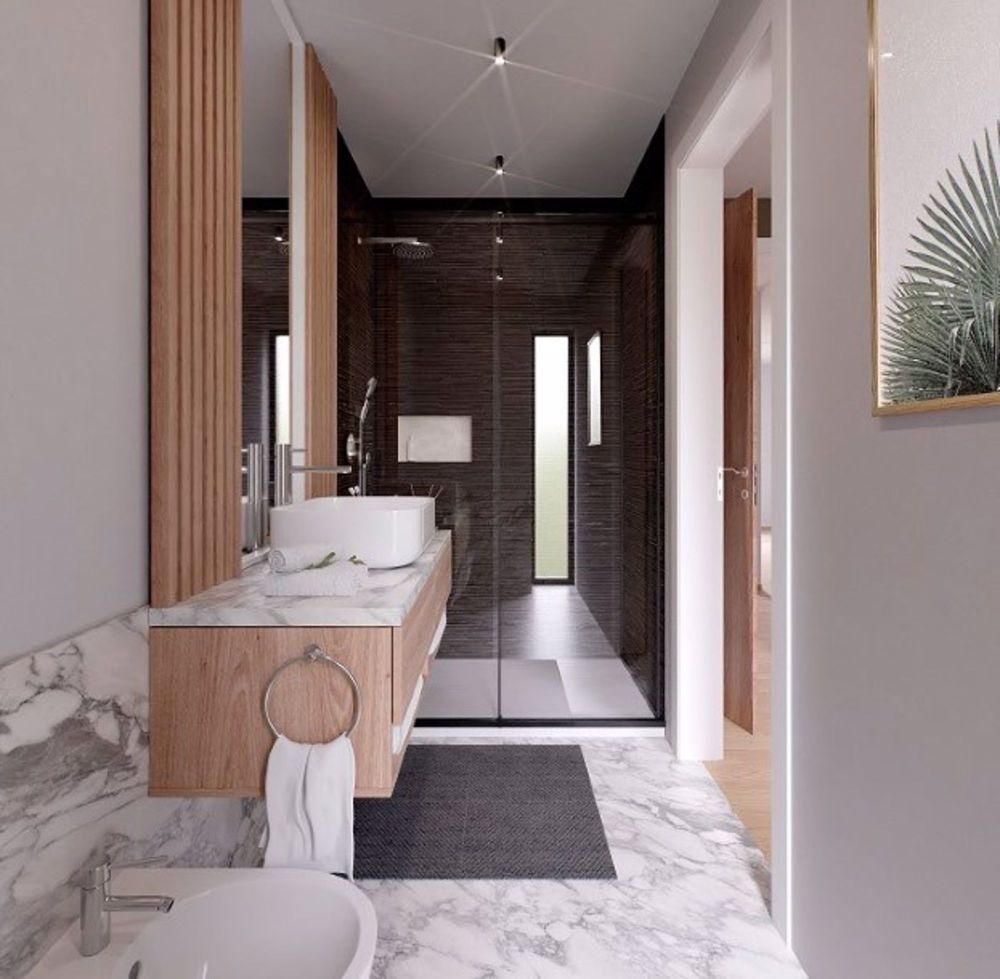 Residenza al Molino - Nuovi appartamenti moderni in posizione soleggiata / Residenz al Molino - Neue moderne Wohnungen an sonniger Lage | Residenz al Molino - Neue moderne Wohnungen an sonniger Lage - Bagno 1.jpg