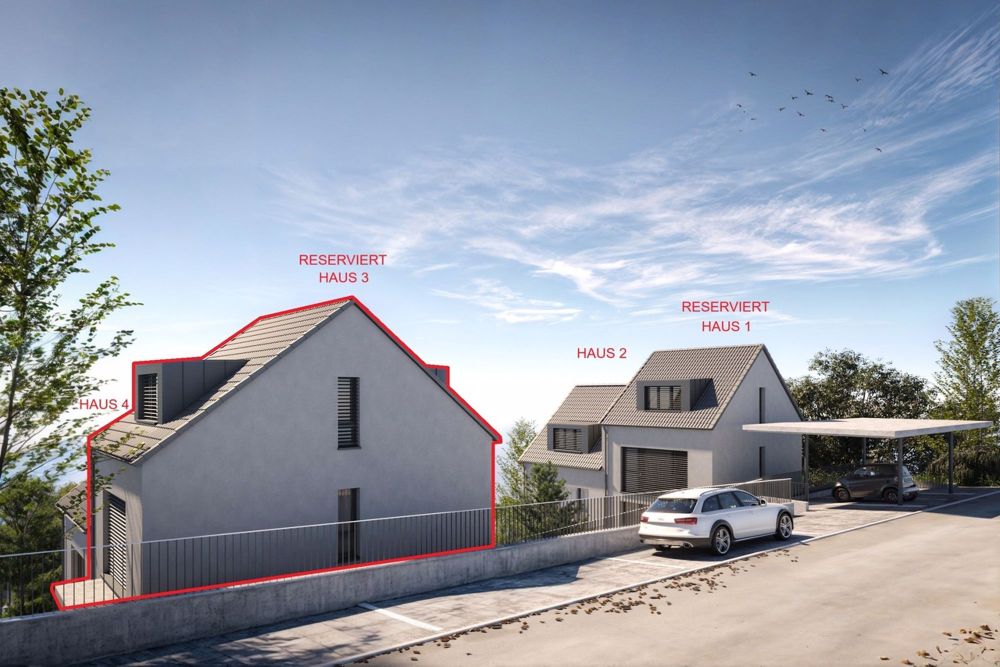 Neubau Mosermattstrasse mit vier 5.5-Zimmer-Doppelhäuser (Haus 3) - Bild 1