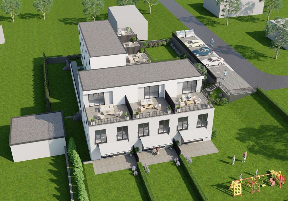 Bewilligtes Neubauprojekt - Überbauung "Mühlematt" mit 6 Reihenhäuser - Bild 2