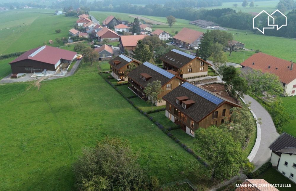 Wohnung mit 2.5 Zimmern im Erdgeschoss (Gebäude 4 - Einheit 2) - Vue d'ensemble