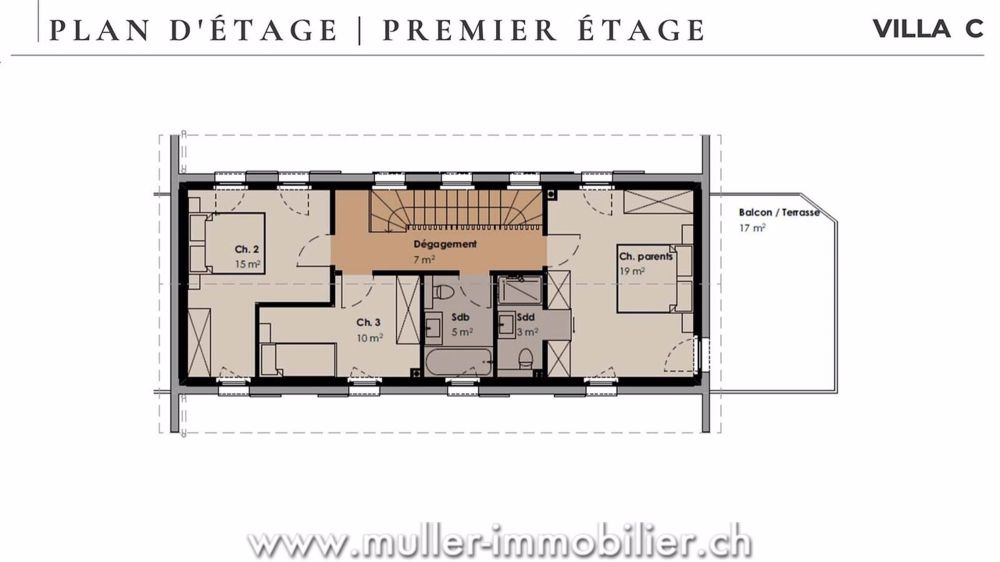 Neue Halb-Einfamilien-Villa mit Garten in den Höhen von Payerne - Bild 9