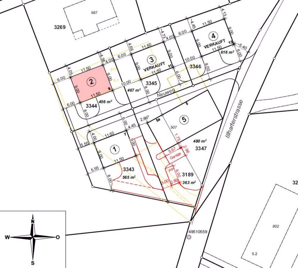 Zu verkaufen bei 8556 Wigoltingen, neues freistehendes 6½ Zi.-EFH am Südhang, an ruhiger, sonniger Lage/ Massivbau ! - Bild 2
