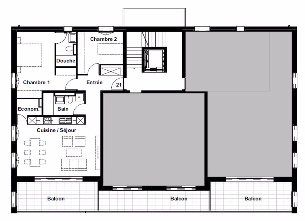 NEU - 3.5 Zimmer NEU - 1. Stock - Martigny - Bild 5
