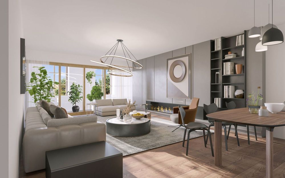 La Sarraz, appartement 2.5 pièces avec jardin, surface 75 m2 - Lot 1 - Bild 2