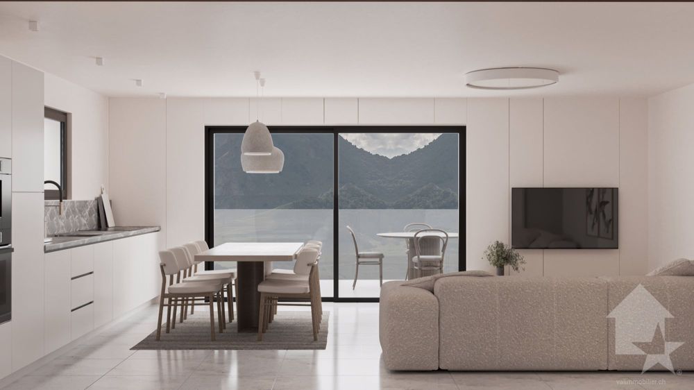 Le Bouveret, 4.5 Zimmer in der neuen Residenz L'Aurore - Bild 4
