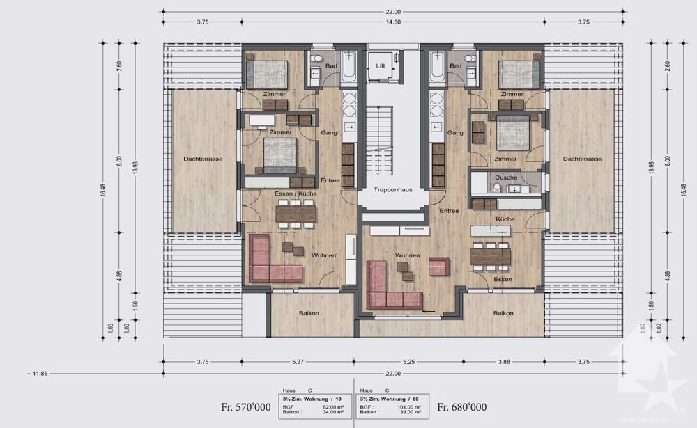 Nouveaux appartements résidentiels de 3,5 pièces - Bild 12