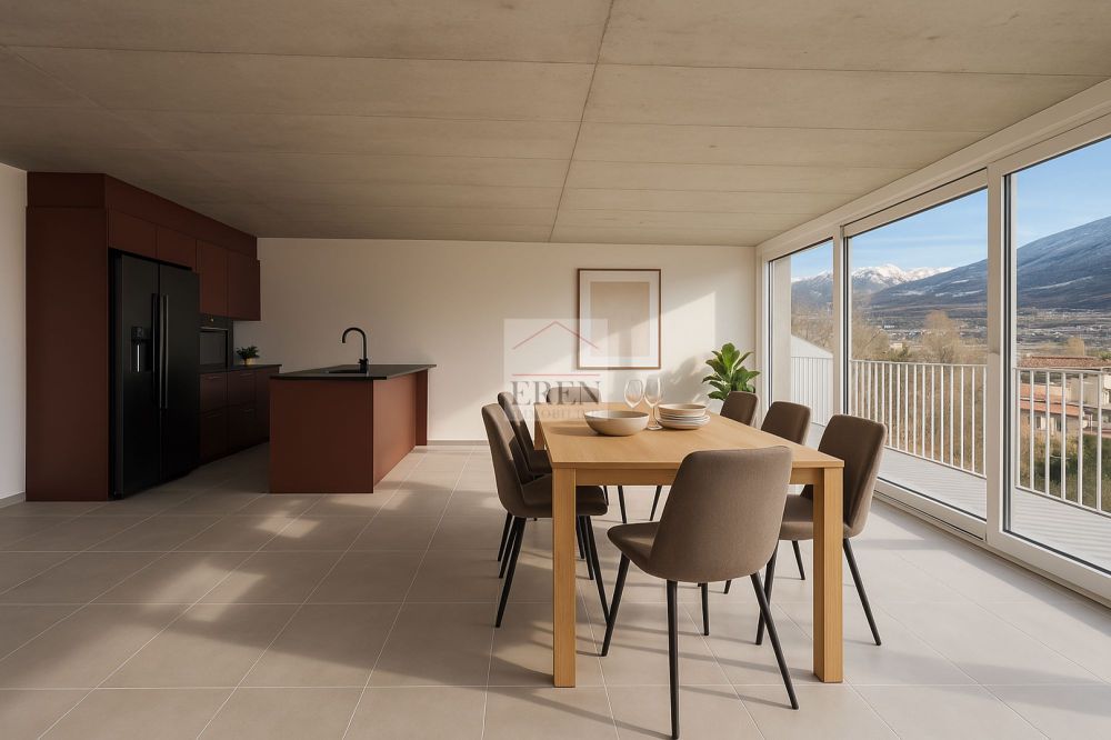 Attique exceptionnel 4,5 neuf avec vue panoramique et terrasse de 55 m2 sud-ouest - Bild 3