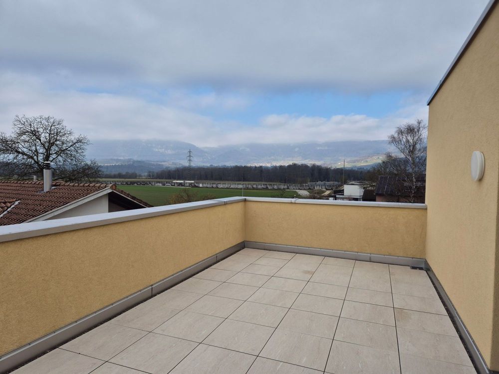 NEUBAU: 3 ½ Zimmer-Attikawohnung 90m2 mit 57m2 Terrasse - Bild 1